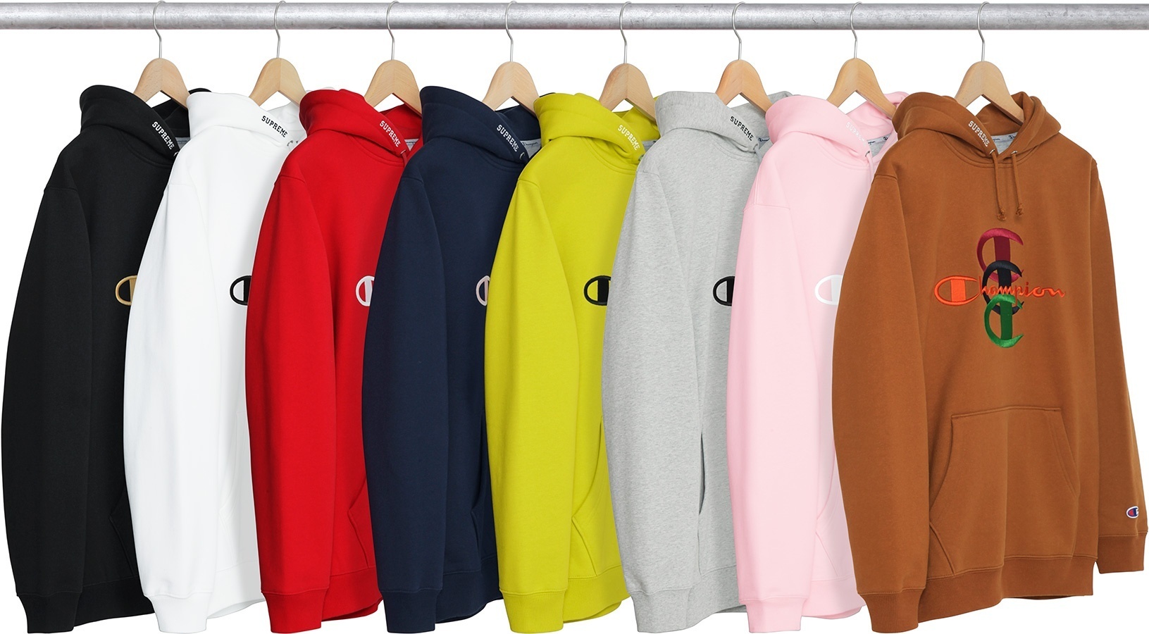 Supreme®/Champion® Stacked C Hooded Sweatshirt